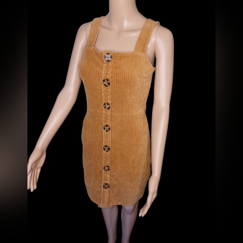 Corduroy Button-Down Dress